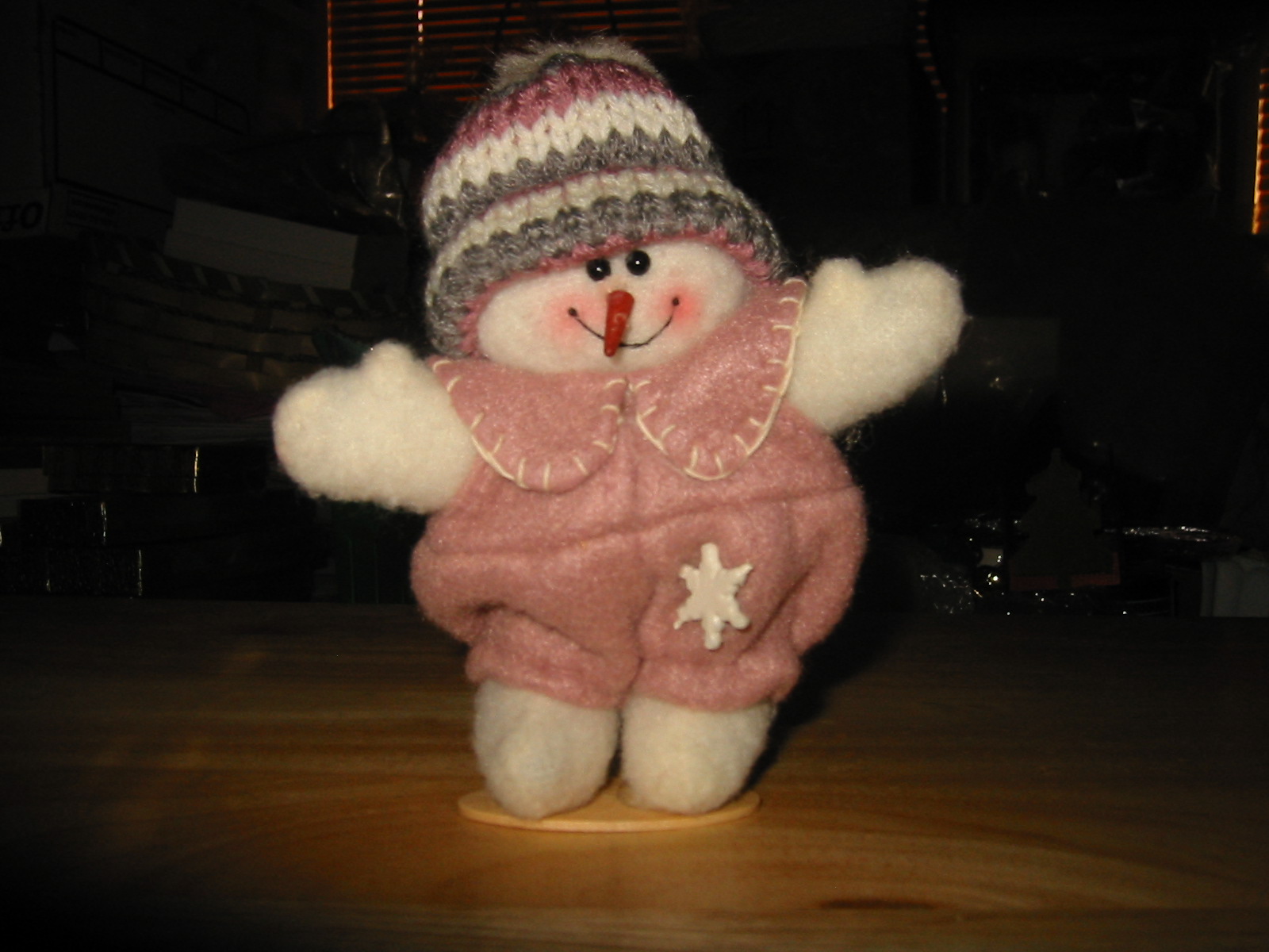Vintage 1992 Pink Snow Woman by Annabelle\'s Angels